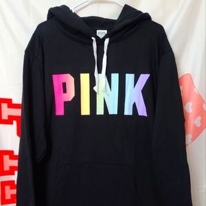 PINK Victoria's Secret Pullover Hoodie Size Large NWT